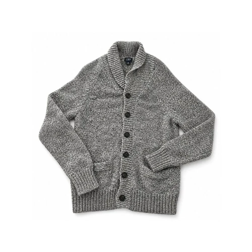 J. Crew | Donegal Wool Alpaca Shawl Cardigan Button Down Grandpa Sweater Size S